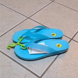 Crocs Splash Shine Flip - Neptune Blue - Women's size 9